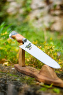 Faca Artesanal modelo Motociclista Premium Forjada - Especial para Churrasco e Culinária